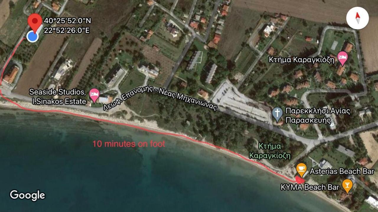 Lovely Apartment By The Sea 2 ….. Epanomí Ngoại thất bức ảnh